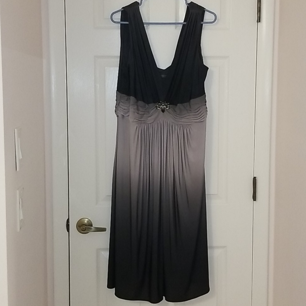 Black and grey ombre dress
